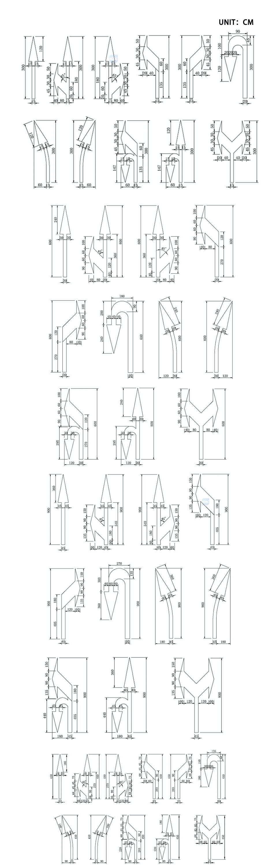 Common sizes of directional arrows.jpg